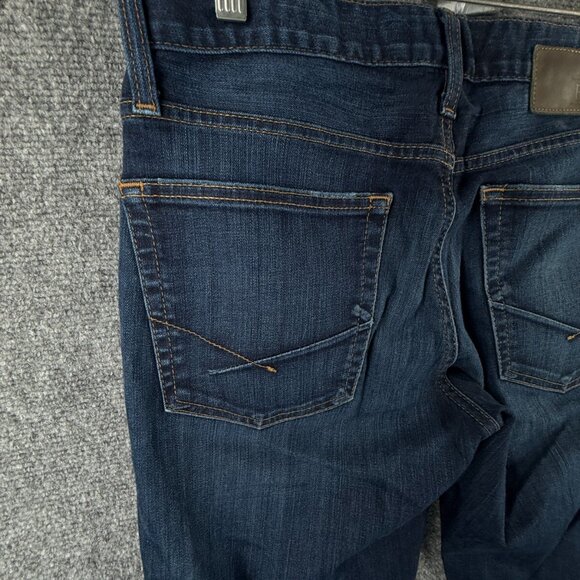 BKE Buckle Jake Straight Denim Jeans Size 31XL Stretch Urban Dark Wash ACT 32x32 - Picture 11 of 16